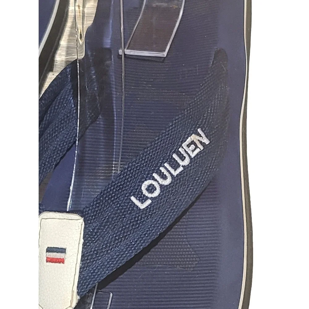 Louluen Flip Flops Mens 8.5 Womens 10 Flat Beach Summer Outdoor Athletic Sandals